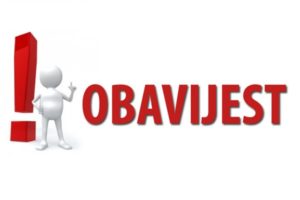 OBAVIJEST I UPUTE uz javni natječaj za prijam u službu vježbenika